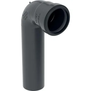Geberit Anschlussbogen 90Gr mit Steckmuffe 152257161