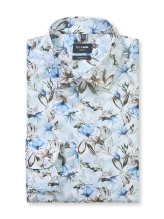 OLYMP - Modern Fit: Businesshemd blau - Gr. - 39