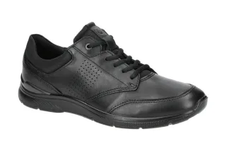 Ecco 51173451052 Herrenschuhe IRVING in Schwarz - bequeme Schn?r Halbschuhe