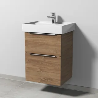 Sanipa 3way Waschtischunterbau zu Villeroy & Boch Collaro Waschtisch mit 2 Auszügen, Eiche-Kansas UM83259