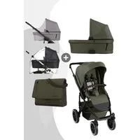 ABC Design Kombi-Kinderwagen Salsa 5 Air Kombikinderwagen inkl. Zubehör Set, Ab Geburt bis ca. 4 Jahre, Babywanne und Sitzeinheit