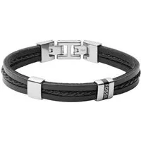 Fossil Armband Schmuck Geschenk Edelstahl Leder VINTAGE CASUAL