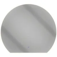 Planetmöbel Dekospiegel AUBE (Dimmbar mit Touch-Schalter, 100x50cm, Dekorativer Wandspiegel mit Dimm-Funktion), LED Spiegel