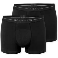 Schiesser Boxershorts Cotton Flex (2er-Pack) ohne Eingriff, moderne, nahtlose Passform im 2er-Pack