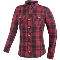 Bogotto Motorradjacke Forgewood Damen Motorrad Hemd protektoren weitenverstellbar
