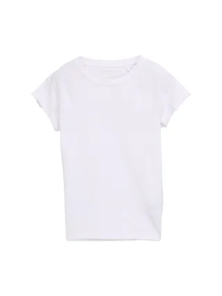 Denim Tom Tailor - Slim Fit Raglan T-Shirt white - Gr. - S