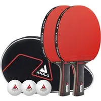 Joola Tischtennisschläger Tischtennis-Set Duo Pro (Set, 6-tlg., mit Bällen, mit Tasche)