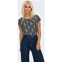 ONLY Shirtbluse ONLVIC S/S AOP TOP NOOS PTM mit Allover Druck