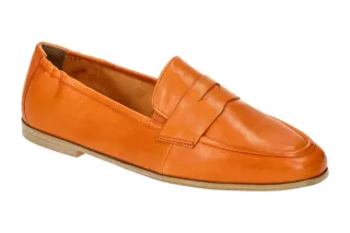 Tamaris 1-24210-42 606 Orange Echtleder Slipper Loafer Damen Halbschuhe