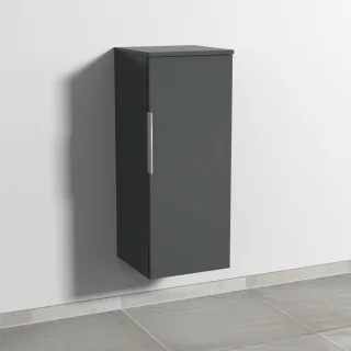 Sanipa 3way Mittelschrank mit 1 Tür, Anthrazit-Matt, UM12122 UM12122