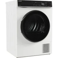 Sharp Wärmepumpentrockner KD-PRO9S7GWB-DE, Programmknebel und SoftTouch-Bedienung mit LED-Display