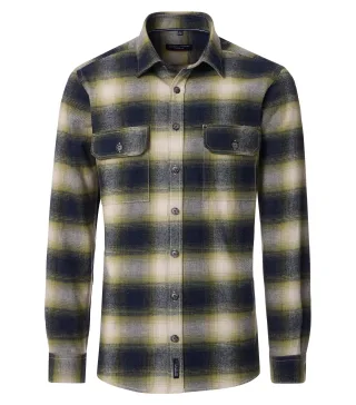 CASAMODA - Hemdjacke grün - Gr. - XL