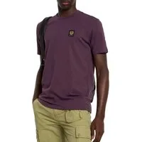 Belstaff T-Shirt Retro 1924 Phoenix Patch Regular Fit Shirt Gesticktem Rand versehener Phoenix-Patch auf der Brust