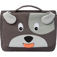 Schultasche Hund grau