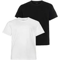 BOSS Rundhalsshirt B-TShirtRN 2P Comfor (Packung, 2-tlg., 2er-Pack) mit tonalen Logo