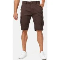 Indicode Cargoshorts Herren Monroe Cargo Cargo Shorts Herrenshorts mit 6 Taschen inkl. Gürtel
