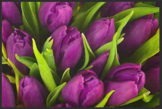 Fussmatte Tulpen 4638 | Größe: 60 cm x 45 cm