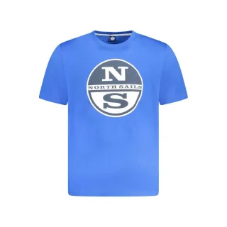 North Sails Blaue Baumwolle Herren T-Shirt