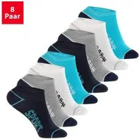 Footstar Kurzsocken Kinder Socken (8 Paar) für Mädchen & Jungen bunt