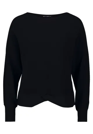 Betty Barclay - Feinstrickpullover schwarz - Gr. - 46
