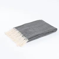 Wohndecke Wolldecke MILA Farbauswahl- 140 x 200 cm, HOME DELUXE, Kuscheldecke, Sofadecke