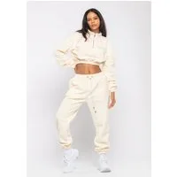 Tom Barron Trainingsanzug WOMAN REGULAR FIT FLEECE FABRIC TRACK SUIT, mit Label-Applikationen