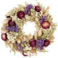 Trockenblume Handgefertigter Trockenblumenkranz Tischdeko Hochzeit und, Florists Products, Höhe 7 cm