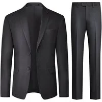 Allthemen Anzug Herren Slim Fit Business Anzug im eleganten Look Hochzeitsanzug Set