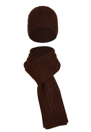 Set Aus Schal Und Mütze Set Aus Schal Und Mütze