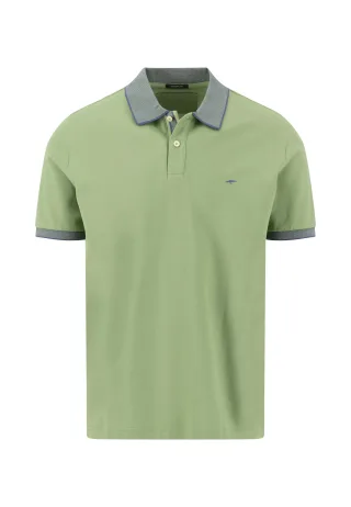 FYNCH-HATTON - Polo, Modern Fit, Premium Cotton avocado - Gr. - L