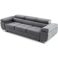 Muffo Sofa WILD 3, verstellbaren Kopfstützen, mit Schalffunktion, Metallfüßen