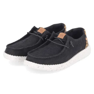 HeyDude Mokassins WENDY WILDCAT  Schwarz - Gr. 36 -  Textil