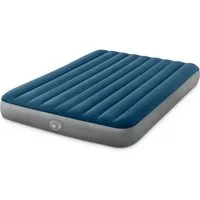 Intex Luftbett Dura Beam Prestige Downy Queen mit wiederaufladbarer Luftpumpe