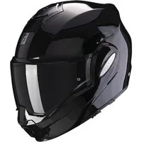 Scorpion Exo Motorradhelm Exo-Tech Evo Solid Klapphelm, vorbereitet für Kommunikationssystem,integriertes Sonnenvisier