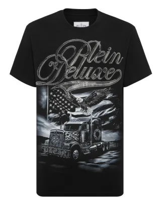 Round Neck T-Shirt Plein Truck Stones