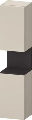 Duravit Qatego Hochschrank Taupe Supermatt 400x360x1760 mm - QA1346L80830000 QA1346L80830000