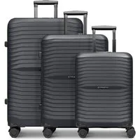 Stratic Trolleyset Shine, 4 Rollen, (3-teilig, 3 tlg), Polypropylen