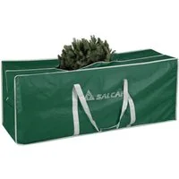 Salcar Künstlicher Weihnachtsbaum Aufbewahrungstasche für Weihnachtsbaum bis zu 240 cm, Transporthülle, 130 x 40 x 50 cm Aufbewahrungstasche, Reißfest, Wasserdicht