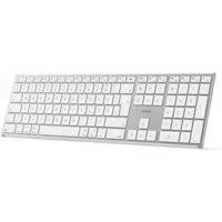 Inateck Bluetooth Mac Tastatur Kabellose mit 3 BT Kanälen,Leise Tasten Wireless-Tastatur (Kompatibel mit MacBook Pro/Air, iMac, iMac Pro, Mac mini,iPad)