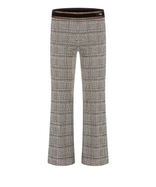 CAMBIO - Francoise cropped black/creme/brown check - Gr. - 29