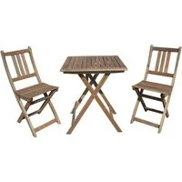 Sedex Balkonset Sedex Balkonset Tampa 3 Teilig Klappstühle und Klapptisch, (Gartenset, 2 Klappstühle, 1 Tisch), klappbar