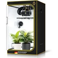 THE HOOKAH Gewächshaus Growzelt Edelweiss Pro Indoor Growbox