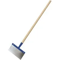 IDEALSPATEN Stoßscharre, 15 cm Arbeitsbreite, Federstahlblatt Stiel 120 cm