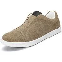 Allthemen Loafer Herren Slip-On Loafer aus Vintage Canvas Bequeme Freizeitschuhe
