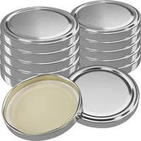 Wellgro Vorratsglas Einmachdeckel TO 82 - Twist-Off-Deckel, (50-tlg)