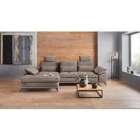 OTTO home Ecksofa Costello L-Form, B: 301cm, Sitztiefen & Armteilverstellung, Federkern, 3 Nierenkissen, optional Schlaffunktion & Bettkasten