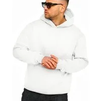 DAILY COTTON Hoodie im Oversize Schnitt Unifarben - Kapuzenpullover Loose-Fit Herren Basic Kapuzen-Sweatshirt Oversized Raglan Sweater