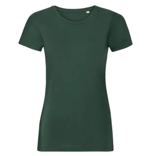 Russell - T-Shirt, Baumwolle aus biologischem Anbau für Damen (Flaschengrün)