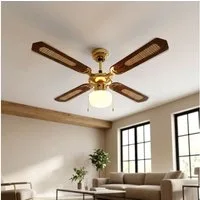 V-TAC Deckenventilator, Deckenventilator Deckenlampe mit Ventilator Esszimmer Raumkühler