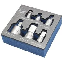 CCLIFE Steckschlüssel Steckschlüssel Verlängerung Satz 1/4' 3/8' 1/2' Ratsche Knarre